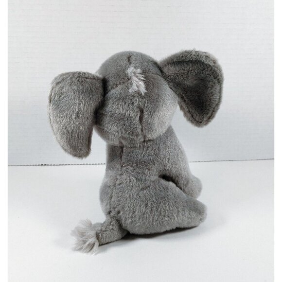 Wild Republic 2013 Plush Elephant Sitting Gray Stuffed Animal 7" - Picture 4 of 6